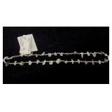 NWT Silver Plated Brass Necklace