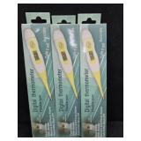 (3) Digital Thermometers