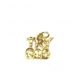 Gold ï¿½Try God" .5" Necklace Pendant