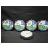 (5) NEW 7" Plastic Wheels