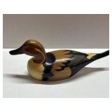 VTG The Whales Tail Duck Wooden Decoy