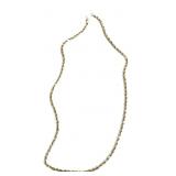Beautiful 9" Gold Rope Chain