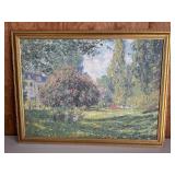 31ï¿½x41ï¿½ Landscape The Parc Monceau Wall Frame