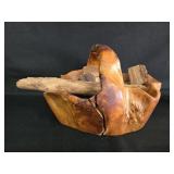 Wooden "Basket" w/ Kindling