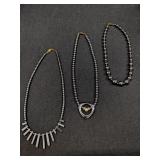 Vintage Hematite Necklaces