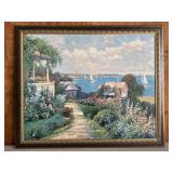 28ï¿½x34ï¿½ Beautiful Harbor Scene In Spring Wall