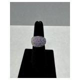 Sz,7, 925 Ring, Swarovski Crystals