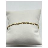14K Gold 7.5" Bracelet