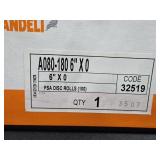 A080-180 6" X 0 PSA Disc Rolls