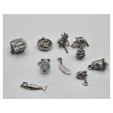 (10) Vintage Monet Charms
