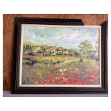 39ï¿½x49ï¿½ Canvas Art Painting, Frame Is Broken