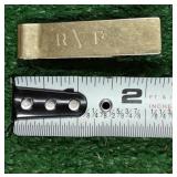 14kt Gold Monogrammed Money Clip