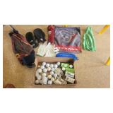 Box of Golf Accessories.