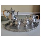 Holland Pewter Tea Set