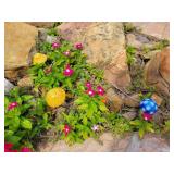 (4) Mushroom Yard Decor