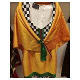 Couture by Linda Yellowed Checkered Dress S/M