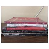 Assorted Couture Sewing Books