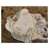 Fitz and Floyd Santa Platter