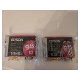 (2) New Epson T0983 Ink Cartridges