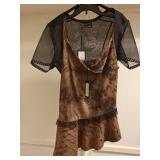 Silk Blouse & Bolero Sz MD,