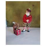 Golfing Santa