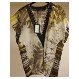 NWT Beaded Silk Blouse MD