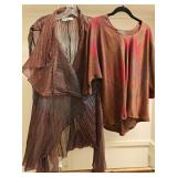 Silk Blouse & Vest