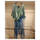 Silk Cami, Poncho, and Skirt M/L