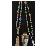Long Statement Necklace & Bracelet