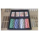 Texas Hold Em Xhip & Card Set w/Case