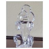 Sevres Crystal Begging Poodle 8in