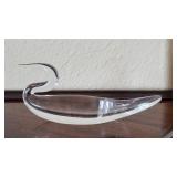 Stueben Crystal Swan 8.5in