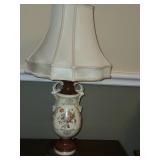 24" Vintage Porcelain Table Lamp