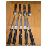 (5) Cuisinart Knives & (4) WMF Fraser Cromargan