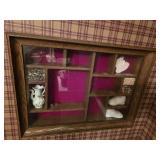 23.5"ï¿½7.75"ï¿½4.25" Shadow Box w/Contents