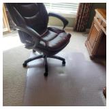 Office chair and floor mat