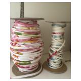 2 Floral Printed Fabric Cord/Yarn