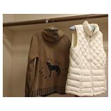 Custom Bleached Wolf Jacket , Vest M/XL