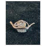 Sterling Nurse Hat Charm