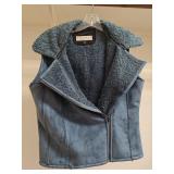 County Clothing Co Suede Feel Vest Sz LG