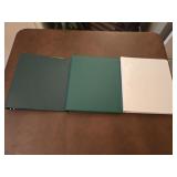 (3) Binders, (2) w/Indexing Folders