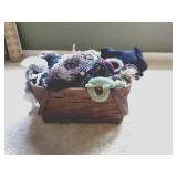 Basket Of Scarves