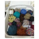 Bin of yarn