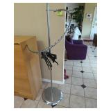 Metal clothes display rack 65" tall