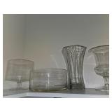 Vases on Top Shelf