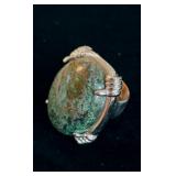 Sterling Ring with Stone Sz 8