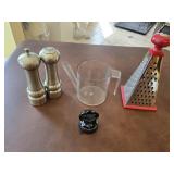 Knife Sharpener, Stainless S&P Shakers
