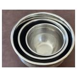 3 Stainless Mixing Bowls
