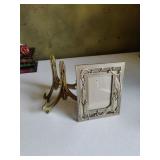 (2) Metal Easles & Small Frame