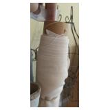 Cream linen type fabric
